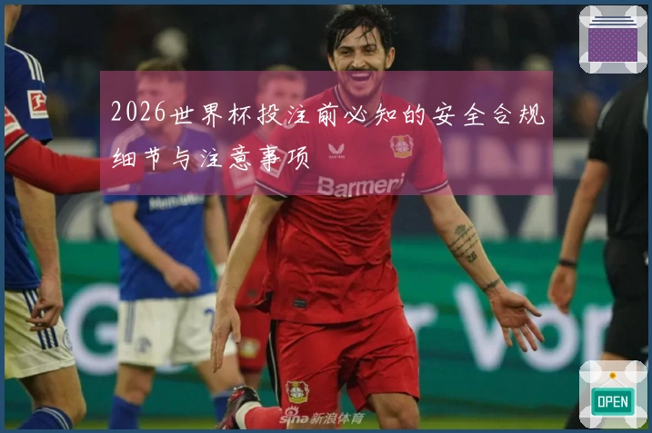 2026世界杯投注前必知的安全合规细节与注意事项